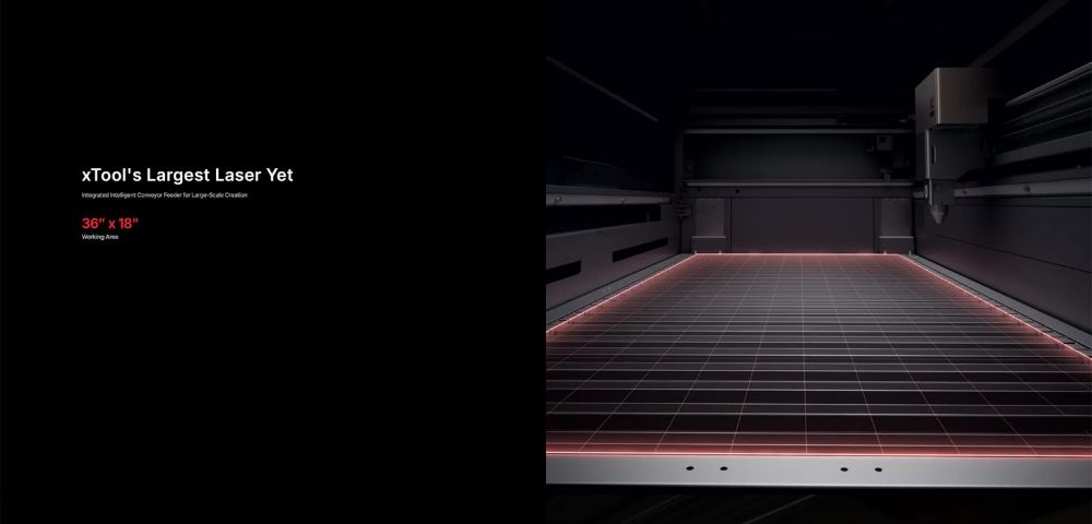 xTool P3 large working area laser cutter